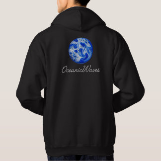 Oceanische golven (uniek) hoodie