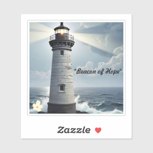 Oceanische oase gevonden sticker (Vel)