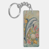 Oceanische omhelzing sleutelhanger (Voorkant Links)