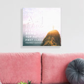 Oceanische pifany #2 (12x12) canvas afdruk (Insitu (Woonkamer))