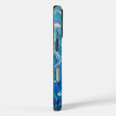 Oceanische ritmes: drijvende kwallen Case-Mate iPhone case (Achterkant / Rechts)