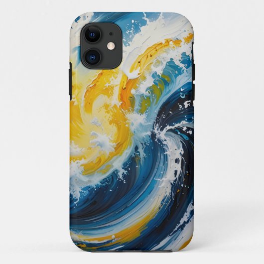 oceanische wervelwind Case-Mate iPhone case (Achterkant)