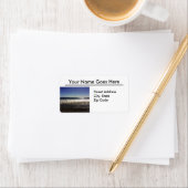 Oceano Beach California Étiquettes de adresse (En situation)