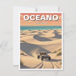 Oceano Sand Dunes Californië Briefkaart