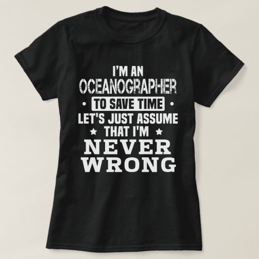 Oceanograaf T-shirt (Design voorkant)