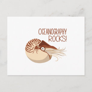 Oceanografie Rocks Briefkaart