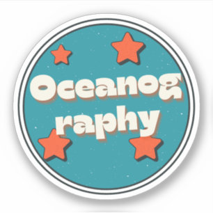 Oceanografie Sticker