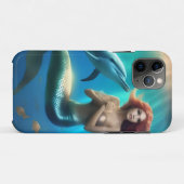 Ocean's Dance: een zeemeermin en dolfijnen reis Case-Mate iPhone Case (Achterkant (horizontaal))