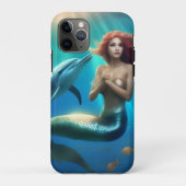 Ocean's Dance: een zeemeermin en dolfijnen reis Case-Mate iPhone Case (Achterkant)