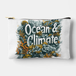 Oceans Day - Oceaan en klimaat Tekst met koraal Etui