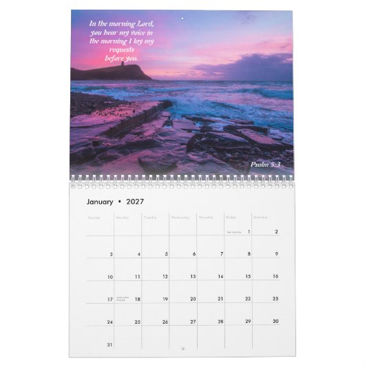 Océans de l'amour 2023 Calendrier (Jan 2027)