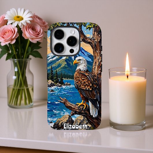 Ocean's Edge: Adelaar en Piek Case-Mate iPhone Case