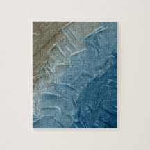 Ocean's Edge: een digitaal schilderij van rust