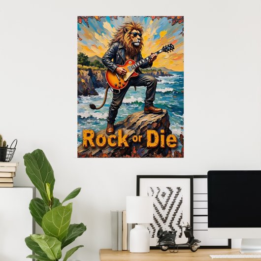 Ocean's Edge: het volkslied van de leeuw Poster (Thuiskantoor)