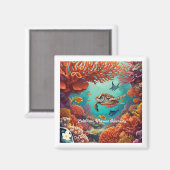"Ocean's Embrace" Magneet (Voorkant / Achterkant)