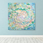 Ocean's Forest: Dragon's Current Canvas Afdruk (Insitu (Houten vloer))