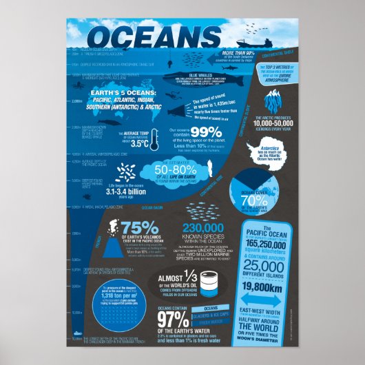 Oceans Info Poster (Voorkant)