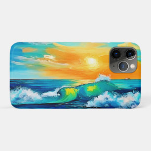 Ocean's Kiss: Sunset Waves iPhone 11 Pro Hoesje