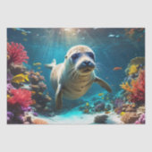 Ocean's Little Wanderer - Decoupage - Tissuepapier (Voorkant)