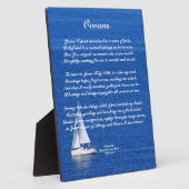 Oceans Plaque Fotoplaat (Zijkant)