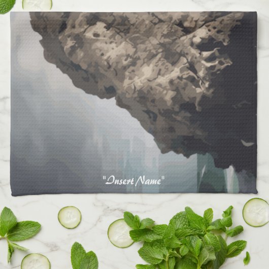 Ocean's Sentinel Theedoek (Gevouwen)