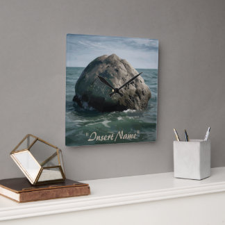 Ocean's Sentinel Vierkante Klok