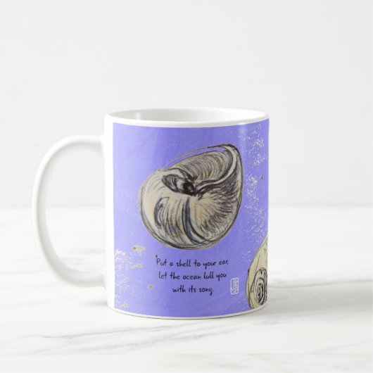 Ocean's Song Shells 11oz Mug (Gauche)