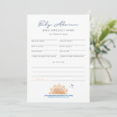 OCEANSIDE Beach Baby Advice and Predictions Kaart (Staand voorkant)