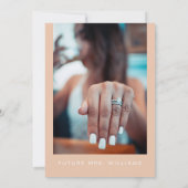 OCEANSIDE Beach Tropical Bridal Shower Invitation Kaart (Achterkant)