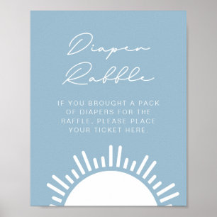 OCEANSIDE Beach Tropisch Luierspel-bord Poster