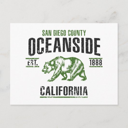 Oceanside Briefkaart (Voorkant)