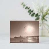 Oceanside, CA Pier Briefkaart (Staand voorkant)