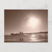 Oceanside, CA Pier Briefkaart (Voorkant)