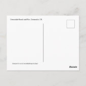 Oceanside California Beach and Pier Briefkaart (Achterkant)