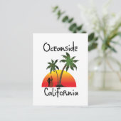 Oceanside California Briefkaart (Staand voorkant)