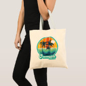 Oceanside California Summer Vacation Beach Tote Bag (Voorkant (product))
