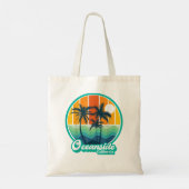 Oceanside California Summer Vacation Beach Tote Bag (Achterkant)