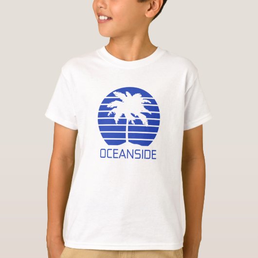 Oceanside California Sunset T-Shirt (Voorkant)