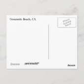 OCEANSIDE, CALIFORNIË BRIEFKAART (Achterkant)