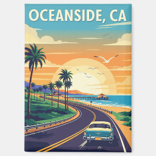 Oceanside Californië reizen Magneet