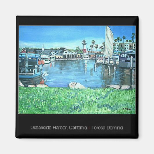 Oceanside Harbour, California Magnet (Devant)