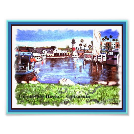 Oceanside Harbour, Californie Photo (Devant)