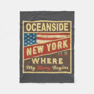 Oceanside Ny Waar Mijn Verhaal Begint _1 Fleece Deken