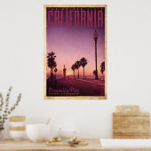 Oceanside Pier Travel Poster (Keuken)