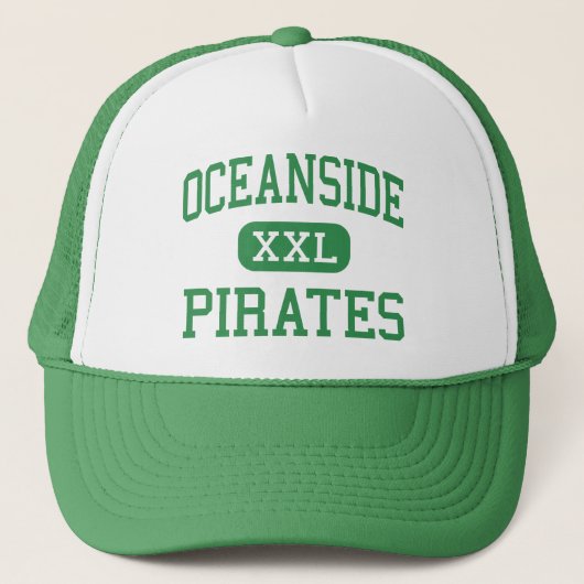 Oceanside — Piraten — High-Oceanside Californië Trucker Pet (Voorkant)