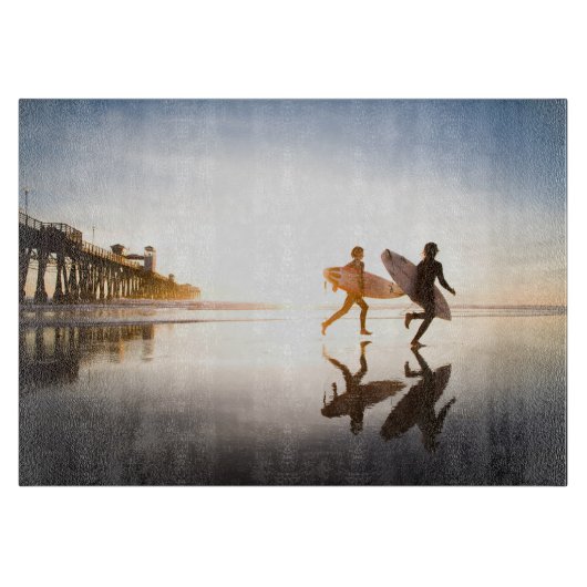 Oceanside Strand Snijplank (Voorkant)
