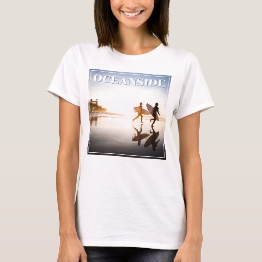 Oceanside Strand T-shirt (Voorkant)