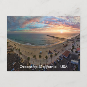Oceanside Sunset Briefkaart