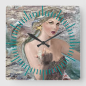 Oceanus Daughter Wall klok (Voorkant)