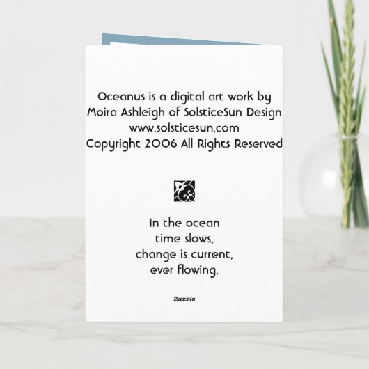 Oceanus Kaart (Achterkant)